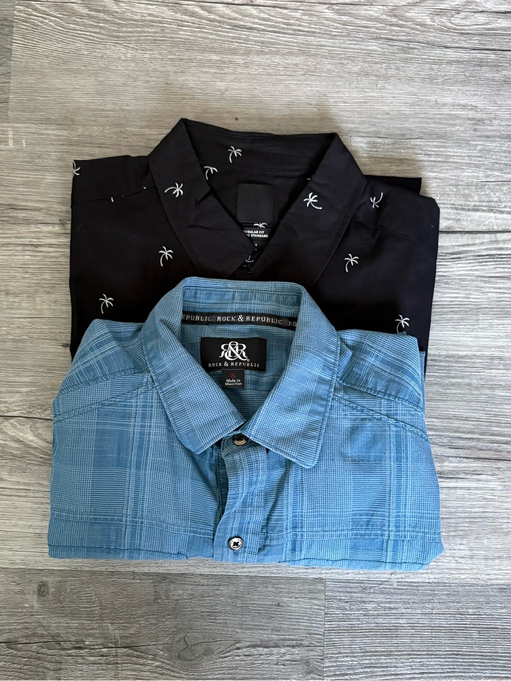 H&M and Rock and Republic Nice Men’s Casual Dress Shirts size S